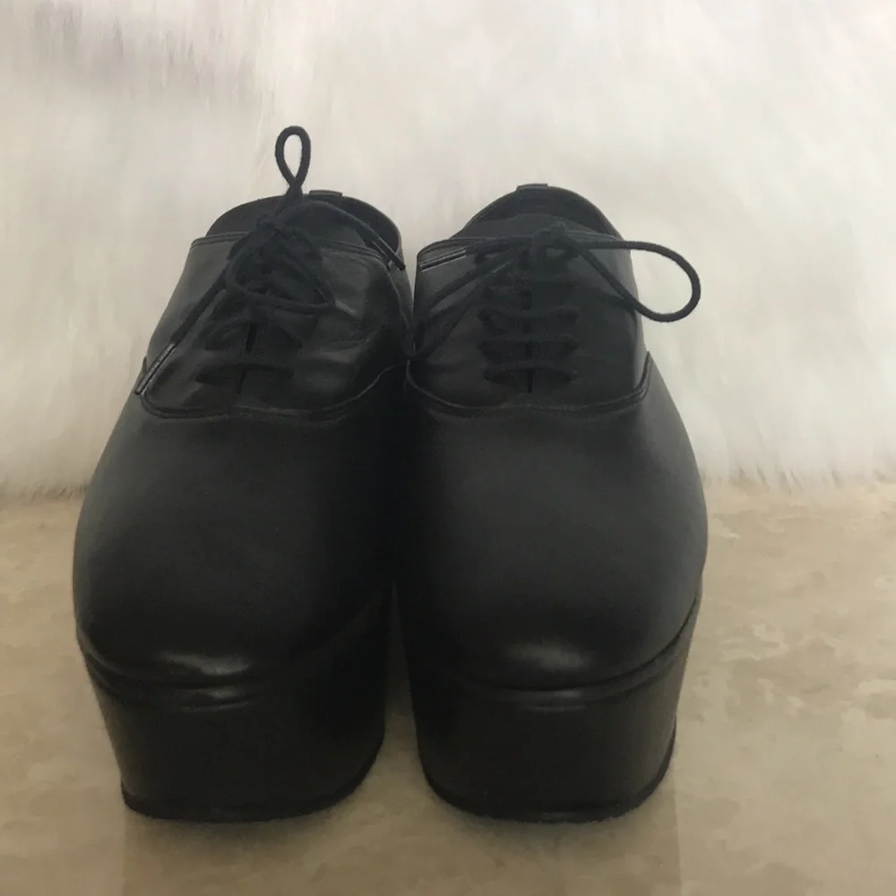 repetto plataform leathers Italian shoes size 8​​​​